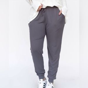 Agnes & Dora Classic Baby Suede Jogger